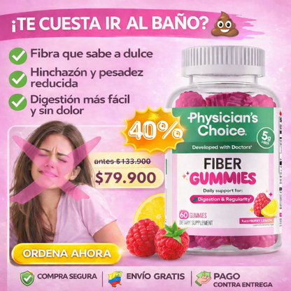 Fiber Gummies: Digestión ligera y sin molestias💚