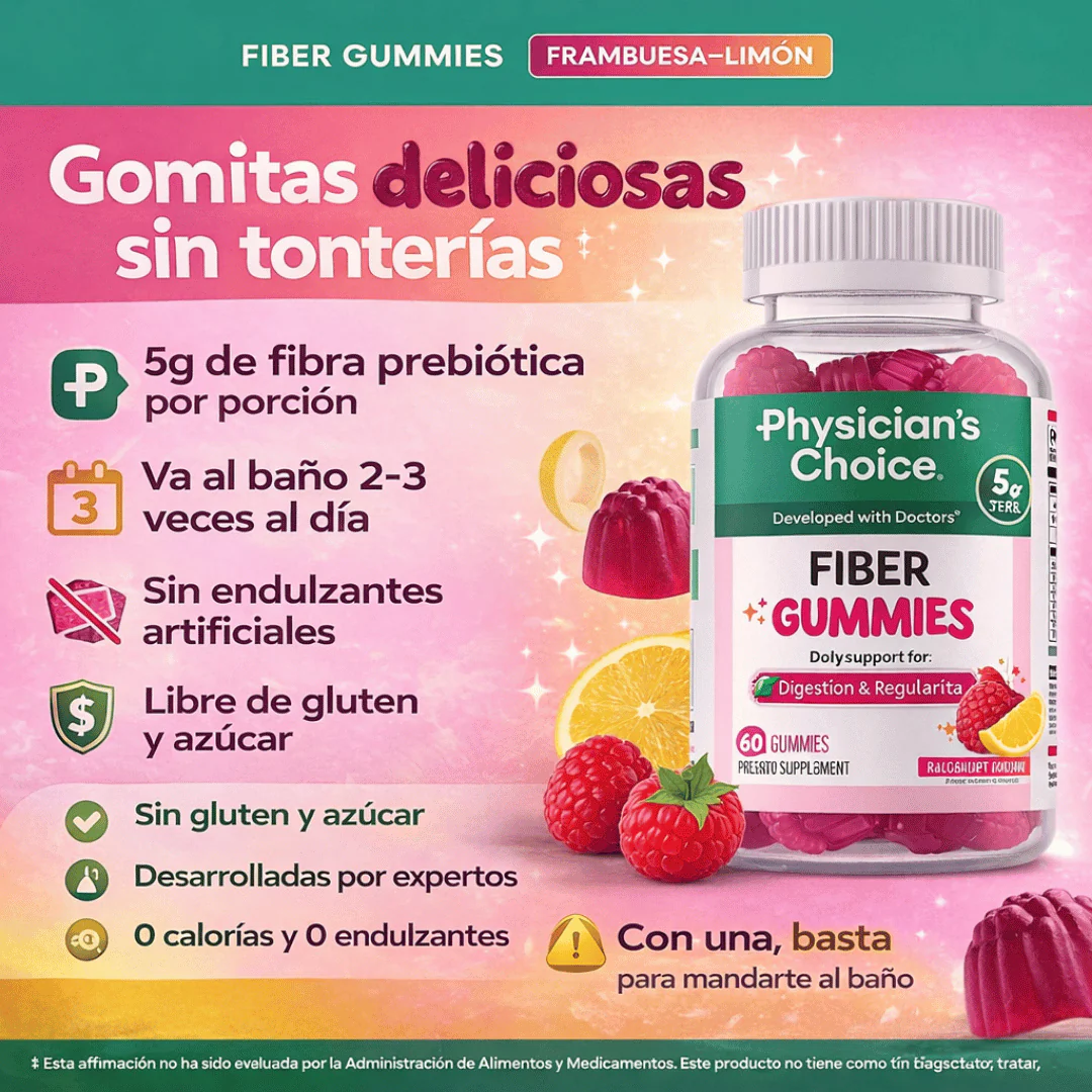 Fiber Gummies: Digestión ligera y sin molestias💚